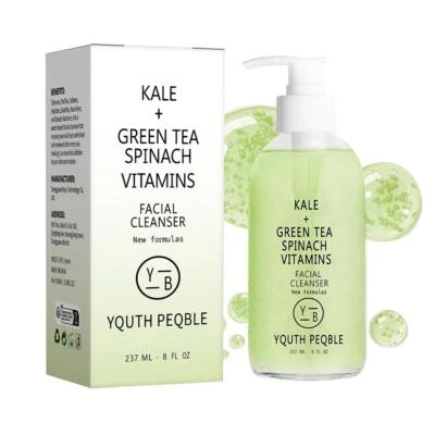 Green Tea Face Wash Facial Cleanser for Women W8V2 A6B2 Y7B4 D7X6 N9W2 N7M1 K1F7 - Image 1 of 4