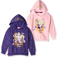 DISNEY Minnie Mouse Ragazze Felpa Con Cappuccio Caldo Giacca Maglione Felpa in pile 2-8 anni