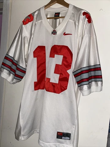 2002 Vtg Sewn Pro Cut Maurice Clarett Nike Ohio State Buckeyes Team Jersey 2xl Cover