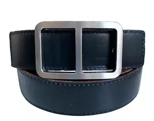 AUTHENTIC 32MM/75CM MEN HERMES REVERSIBLE LEATHER BELT - Picture 1 of 17
