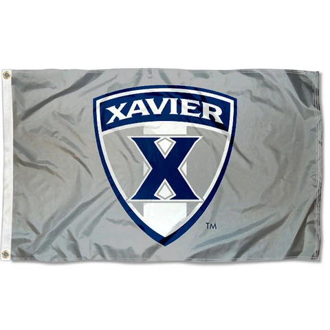 Xavier Musketeers Gray Flag 3x5 Large Banner Cover