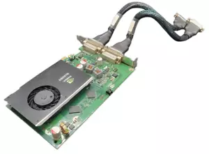 Nvidia Quadro FX380 256MB Dual DVI PCI-e Video Card - TESTED w/ DVI EXTENSIONS!! - Picture 1 of 4