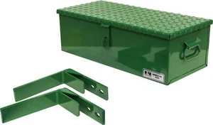 KM #30 Heavy Duty Steel Toolbox Kit with Brackets - JD Green - Picture 1 of 7