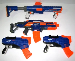 13 x NERF S-Strike Elite - Foam Dart Guns - Pistol - Rifle - Toys - VGC - Lot - Picture 1 of 3