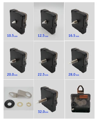 JH1668 Movimento al quarzo albero silenzioso a scelta per fai da te, orologio da parete senza ticchettio silenzioso lungo new