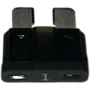 AT0001 1 Amp Black Blade Fuse Pack of 10 - Picture 1 of 1