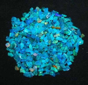 20 ct lot natural Ethiopian polished paraiba opal rough,Raw paraiba Opal crystal - Picture 1 of 12