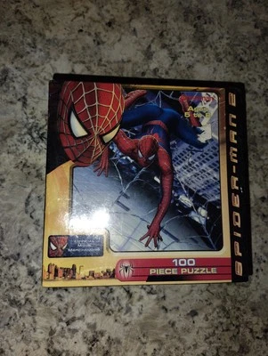 Puzzle Spider-Man 2 100 piezas (2004, Marvel Comics) todavía sellado en caja Foto 1 de 3