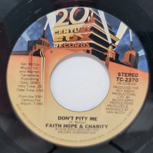 Faith Hope Charity Don't Pity / Find 7" 45rpm EX Vinyl Soul Schallplatte kostenlose Hülle - Bild 1 von 2