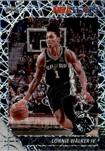 NBA Hoops Premium Stock Silver Laser Prizm #175 Lonnie Walker IV Spurs 2019-20 - Imagen 1 de 2