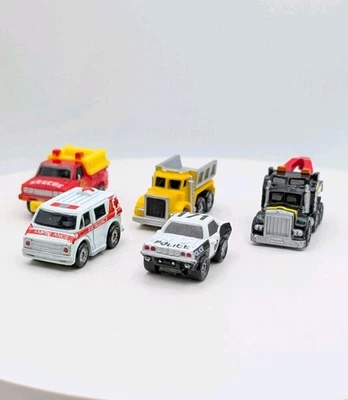 Micro Machines #7 City Service Collection 1988 Galoob Lot Of 5 - Image 1 of 4