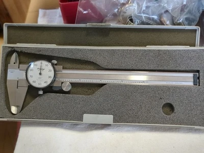 Mitutoyo 505-637 Dial Caliper 12" Beautiful Shape With Case - Image 1 of 4