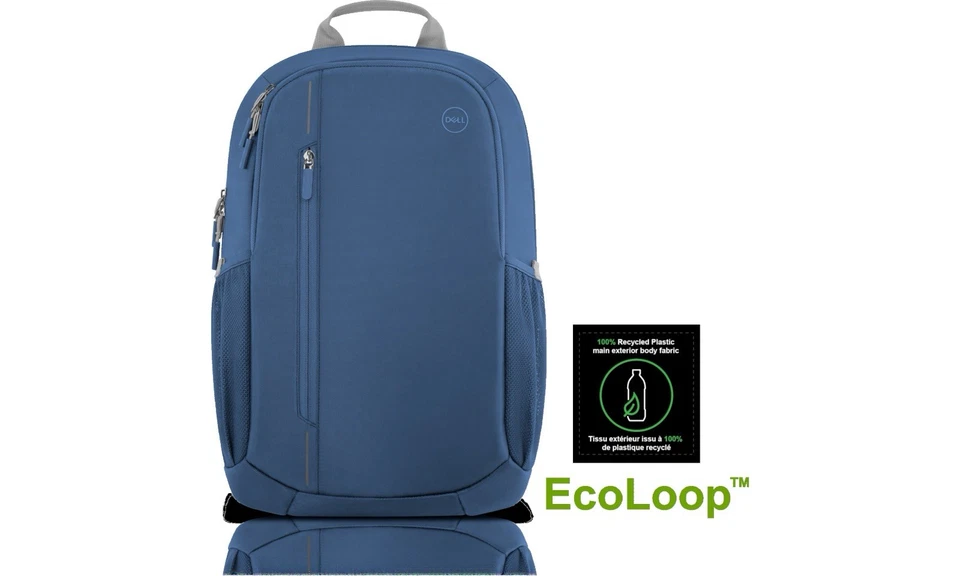 Mochila urbana Dell EcoLoop 14-16 azul mochila 4 laptops notebooks estuche trasero 3D Foto 1 de 4