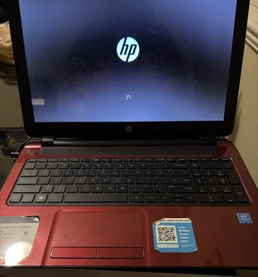 HP 15 Windows 10 15.6'' (500GB SSD Intel Pentium Red N3540 4GB RAM) - Image 1 of 4