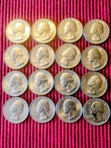Lot of 16 Nice 1776 - 1976 Bicentennial Quarters - Picture 1 of 2