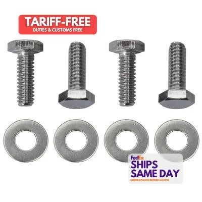 Trans-Dapt 9781, Set of 4 Chrome Steel V.C. Chrome Bolt Performance Racing Parts - Image 1 of 4