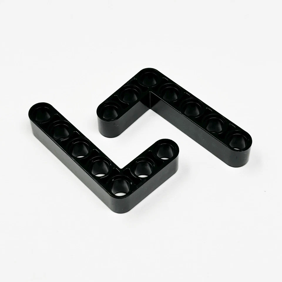 32526 LEGO Technic Parts Liftarm 3x5 L-Shape Thick BLACK (2) Foto 1 de 1