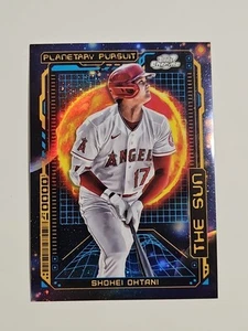 2023 Topps Chrome Cosmic #PPS-7 Shohei Ohtani Planetary Pursuit Of The Sun - Imagen 1 de 2