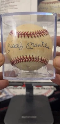Mickey Mantle Single Signed Baseball Autograph ROALB JSA Certified - Image 1 of 3