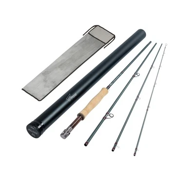 8Fans Fly Fishing Rod with Tube, 4-Sections,Fast Action Fly Rod with Pacbay T... - Image 1 of 4