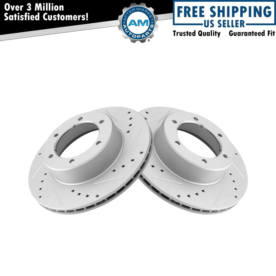 Front Brake Rotors Set For 1986-1991 Toyota 4Runner 1986-1995 Pickup - Image 1 of 4
