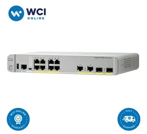 Switch Cisco WS-C3560CX-8PC-S 3560-CX 8 GE PoE+2 x 1G SFP 2 x 1G cobre - Imagen 1 de 1
