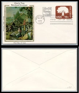 US FDC # U576 13cLiberty Tree Colorano 1978, 9p8857 - Picture 1 of 1