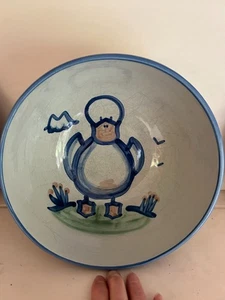 M.A. Hadley Keramik Schüssel Ente Suppe Pasta Salat Servieren handbemalt Schüssel 8" Geschenk - Bild 1 von 6