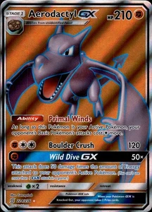Aerodactyl GX (Full Art) Ultra Rare SM - Unified Minds 224/236 NM - Picture 1 of 2