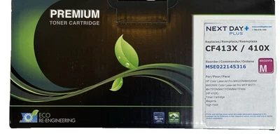 Cartucho de tóner tinta CF413X 410x magenta NUEVO M452, M477 compatible con Laserjet Pro Foto 1 de 4