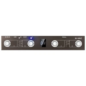For M-VAVE Chocolate Plus For MIDI Footswitch Controller Rechargeable-4Buttons - Picture 1 of 3