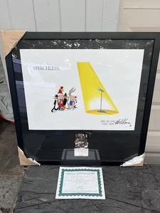 Mel Blanc Signed Autographed Photo COA Looney Tunes Speechless Bugs Bunny Frame - Picture 1 of 15