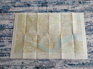 WWII Fort Belvoir VA MD War Dept Map 1941 US Army - Picture 1 of 10