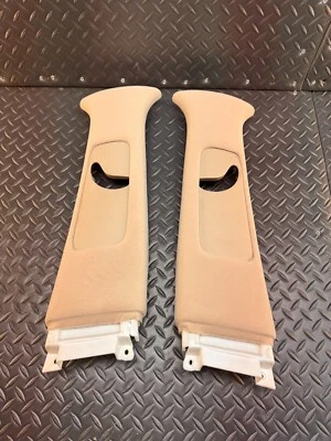 01-03 LEXUS LS430 JUEGO DE 2 PANELES DE CUBIERTA DE MOLDURA SUPERIOR PILAR CENTRAL B OEM LK04 Foto 1 de 4