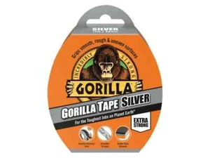 Gorilla extra thick extra strong durable Tape 48mm x 11m Silver GRGCLOTHSIL - Picture 1 of 3