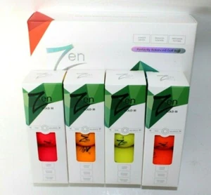 ZEN Bold III Perfectly Balanced Golf Ball Set - 1 Dozen (12) Mixed Colors New! - Picture 1 of 10