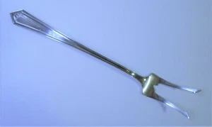 Antique ALVIN STERLING SILVER PICKLE FORK - RICHMOND Pattern 2 Tines No Monogram - Picture 1 of 7