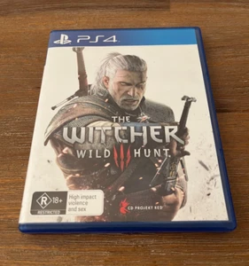 The Witcher 3 Wild Hunt PS4 Complete w/ Map Manual Stickers Soundtrack R18+ - Picture 1 of 3