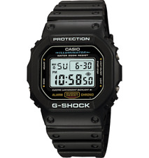 CASIO DW5600E-1V Mens Classic GSHOCK Black Resin Digital Chronograph Sport Watch