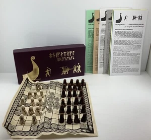 Hnefatafl Ajedrez Vikingo, Resina imitación madera tablero de juego y piezas. - Imagen 1 de 9