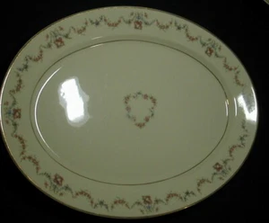 Plato para servir ovalado Syracuse China Arcadia Old Marfil 10x14 ovalado - Imagen 1 de 2
