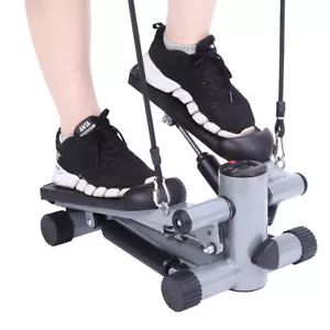 Stair Stepper Exercise Machine Mini Equipment with Resistance Bands for Home - Picture 1 of 24