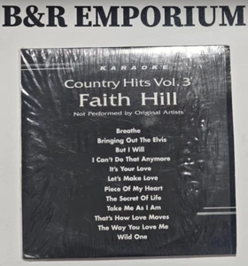 Backstage Karaoke Country Hits Vol. 3: Faith Hill - (????) Used CD+G Card Sleeve - Imagen 1 de 3