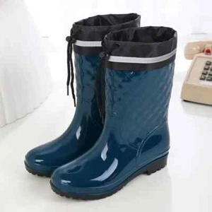 Stylish Waterproof Rain Boots for Women.Blue. Reflective, Slip. Size 37.5 - Picture 1 of 3