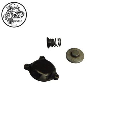 1982 82 YAMAHA XT 125 XT125 OIL FILTER CAPS COVERS SPRING MESH FILTER - Image 1 of 4