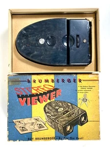 VINTAGE BRUMBERGER STEREO VIEWER # 1265 With Box ~ Battery Powered Bakelite USA - Bild 1 von 15