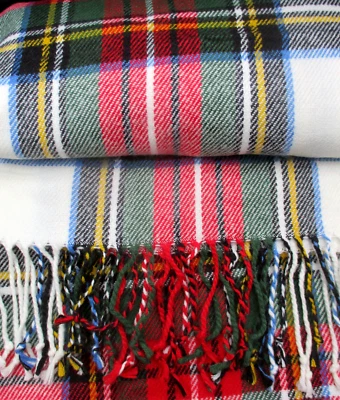 NUEVO SIN ETIQUETAS CERÁMICA GRANERO NIÑOS ~ MANTA A CUADROS SUAVES ~ 51" X 51" Foto 1 de 4