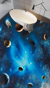 3D Space Planet G4374 Floor WallPaper Murals Wall Print Decal AJ Coco 2024 - Picture 1 of 5