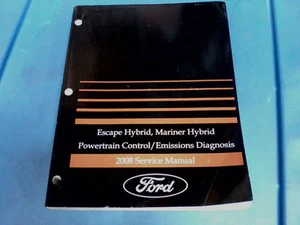 2008 FORD ESCAPE & MARINER HYBRIDS POWERTRAIN CONTROL EMISSION DIAGNOSIS MANUAL - Picture 1 of 6