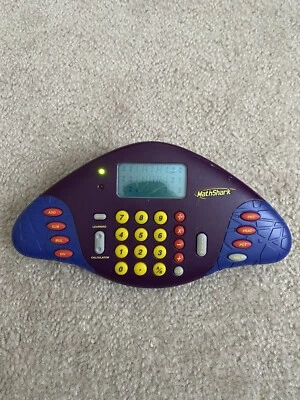 MathShark EI-8490 Math Quiz and Calculator Purple/Blue TESTED WORKING - Image 1 of 4